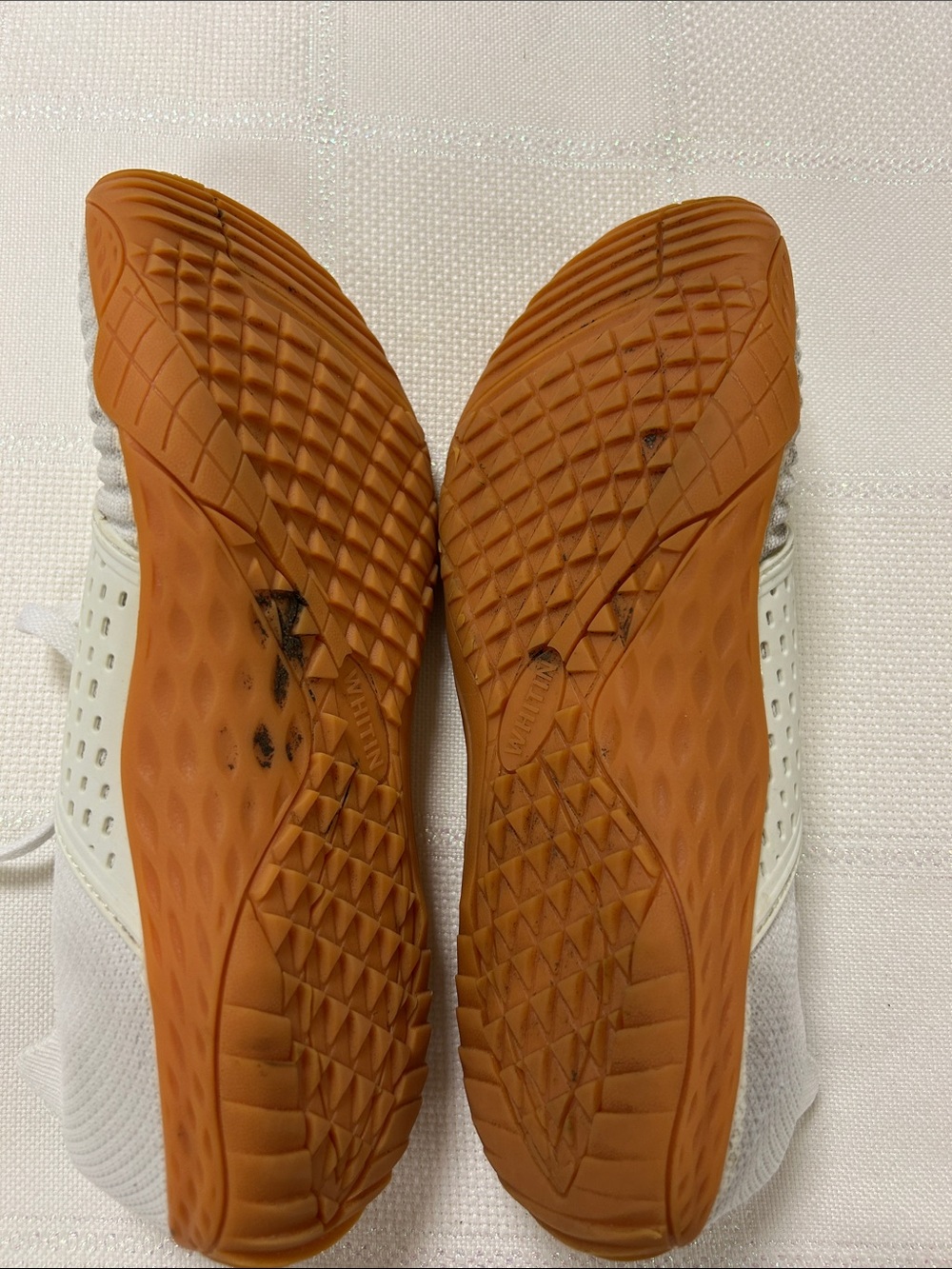 White Knit Men’s Training Sneakers - Comfortable Lightweight Design image 4